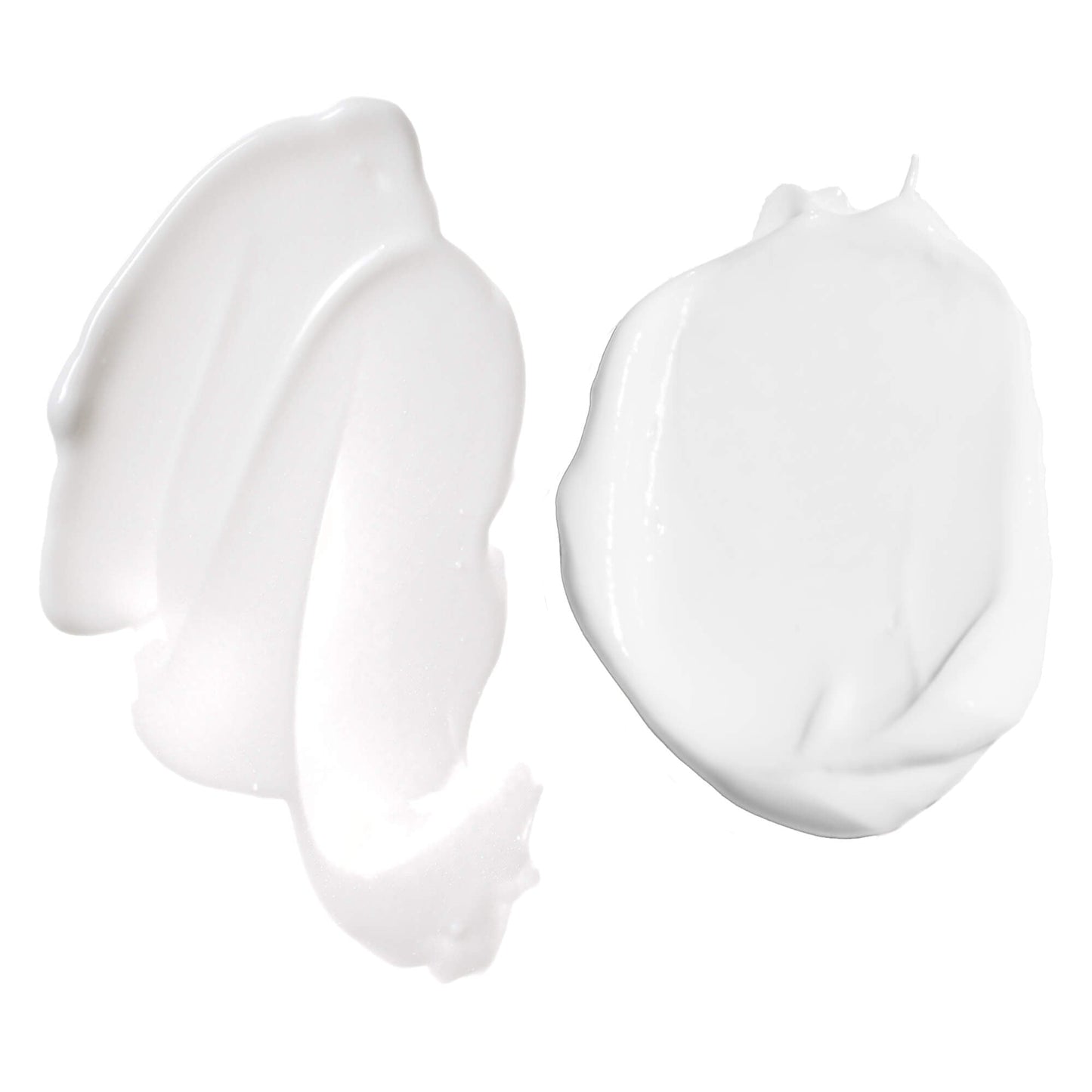 product goop smears on white background