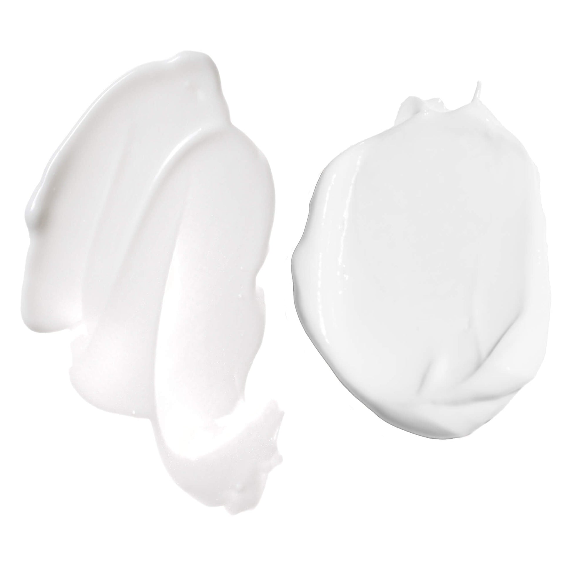 product goop smears on white background